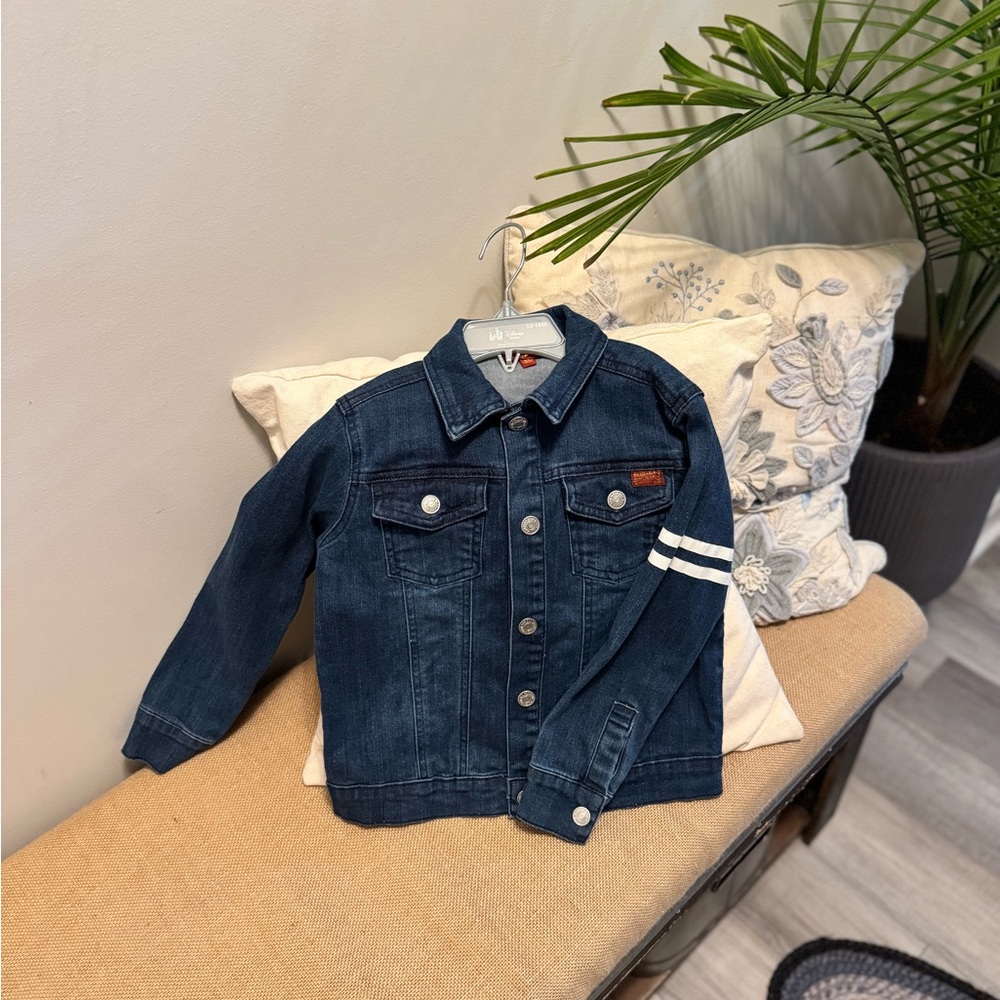 7 for all mankind Toddlers boys denim jacket 4T